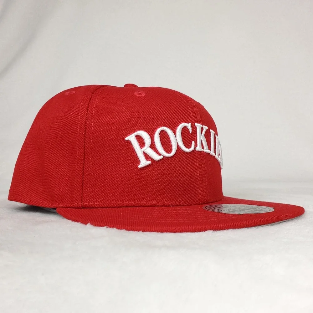 Colorado Rockies Mitchell & Ness MLB Fitted 7 3/4 Liberty Fit Hat‎ Cap Red NWT